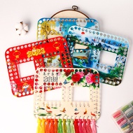 Papan benang besar 80 lubang untuk sulaman silang, papan penyusun benang sulaman, papan pembahagi be