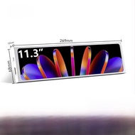 จอคอมพิวเตอร์พกพาแบบพกพา จอรองรับรูปทรงปลา จอแสดงผลแบบยาว สำหรับต่อขยายโต๊ะคอมพิวเตอร์โน้ตบุ๊ก จอสัม