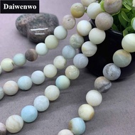 Frosted Amazonite Beads 4-12mm Round Natural Loose Stone Bead Diy for Bracelet