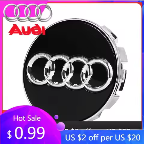 Hub Caps Hot For Audi Hot 4pcs AUDI 60mm 69mm Hub Led Lights Cap Car Floating Illumination Wheel Cen