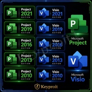 Ms Project Visio 2024 2021 2019 2016 2010 2013 Activation key Instant delivery