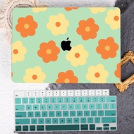 Redlai เคสพิมพ์ลายดอกไม้เข้ากันได้กับ MacBook 2025 M4 A3240 Pro 14 16 M2 2023 Pro 14 16 A2779 A2780 
