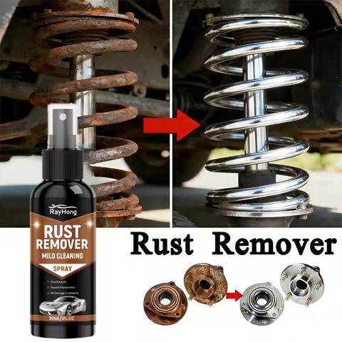Auto Rust Converter Spray Lubricant Anti Rust Remover Rim Cleaner Iron Remover Universal Car Use Loo