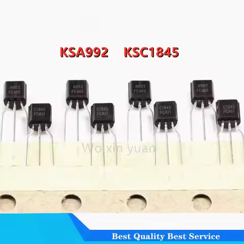 10pairs 100% American original KSA992 KSC1845 F Same as 2SA992 2SC1845 F TO-92 Very cost-effective p