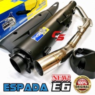 Espada Standard Racing Exhaust E7 E6 BP1 BP2 BACK PRESSURE RS150 RSX VF3I LC135 V8 FI Y15ZR Y15 Y16Z