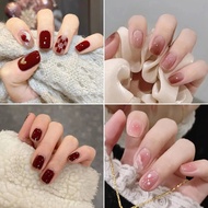 Printed Wearing Nails Manicure Patch Fake Nails 4 Pieces Wearing Nails 2026.7.28