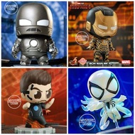 Marvel Hot Toys Cosbi 盲盒隱藏款✨ Ironman, Spiderman 盲盒公仔; Hottoys Ironman 3, Marvel’s Spiderman 2 Cosbi 
