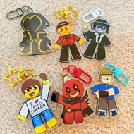 Forsaken Acrylic Keychains/Charms / Coolkid Shedletsky Chance 007n7 Elliot & Taph Kawaii cartoon gam