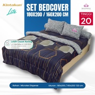 KINTAKUN LITE Bedcover + Flat Sheet Set 180x200 / 160x200 Height 20 Cm - Mosaic Marcatore Irmadel SW