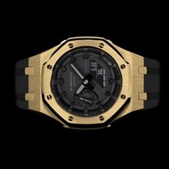 《改裝訂製》G-SHOCK特別限量版 男裝女裝手錶鋼錶 農家橡樹  Casioak Casio G Shock Special Limted Edition GA2100 Luxury Men Lad