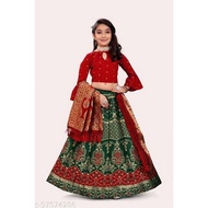 GS COLLECTIONS kids Girls LEHENGA