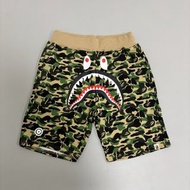 BAPE鯊魚迷彩休閑短褲