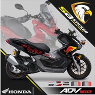STRIPING ADV 160- STICKER STRIPING HOLOGRAM HONDA ADV 160 SB-011