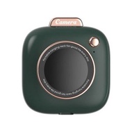 TSK JAPAN - 創意相機款便攜式手持掛頸風扇(綠色) P3397