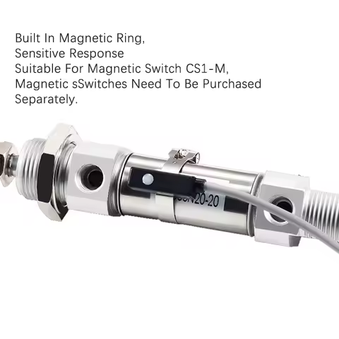 CD85N10/16/20/25-15X30X40X60X75X80X100-Cv Stainless Steel Double Acting Mini Pneumatic Air Cylinder 