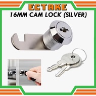 [ECTAKE] 16mm Cam Lock Cupboard Lock with 2 Keys 16mm Cabinet Cam Lock