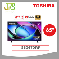 Toshiba TV 85Z670RP ทีวี85 นิ้ว Mini-led-LED 144Hz 4K Game Mode Ultra HD VIDAA HDR10+ Quantum Dot TV