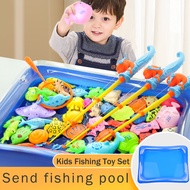 Magnetic Fishing Pool Toys Game For Kid s With Fishing Pole,Pool Fishing Games Fish Bath Toy,Water T