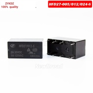 5PCS Relay 4078 JRC27F HFD27-005-S 5V HFD27-012-S 12V HFD27-024-S 24V 2A DIP-8 Direct Insertion 8-Pi
