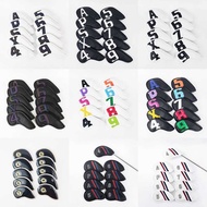 Universal iron cover Digital iron cover Magnet Closing golf iron cover Club cover golf Head cover