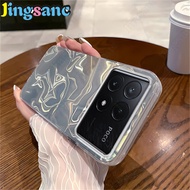 Jingsanc cho Redmi K70/Redmi K70 Pro Vỏ điện thoại sang trọng IMD Laser Ốp Cứng Máy ảnh bảo vệ vỏ lư