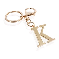 Gold Letter A-Z Keychain for Women Bag Charms Purse Charms For Handbags Metal Alphabet Initial Lette