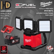 Milwaukee M18 MDTL LED Multi Directional Task Light 4500 Lumen / Milwaukee Three Panel Flood Light 4