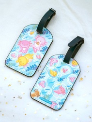 六角恐龍行李牌原創雙面設計