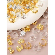 30PCS Hair Braids Accessories Metal Braid Rings Hip Hop Hair Clips Kids Hair Accessories 30PCS Akses