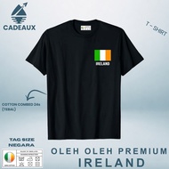 IRLANDIA 16-Piece SOUVENIR T-Shirt ASEAN COUNTRYTAG IRELAND Cotton Combed 24s SOUVENIR PREMIUM GIFT