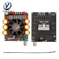 บอร์ดขยายกำลังไฟกระแสตรง18-50V ZK-6002 2.0สเตอริโอพร้อมการปรับความถี่โมดูลสูงและต่ำ600W + 600W TPA32