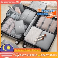 Packone 10pcs Travel Organizer Bag Set Waterproof Luggage Packing Organizers Cubes 10 Pack