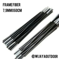 Frame Tent Dome Frame Fiber 7.9 mm X 60 cm Frame Tent Hiking Camping Outdoor