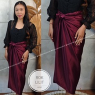 Wrap skirt / rok lilit instan / Rok lilit satin / rok lilit polos /satin wrap skirt