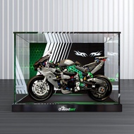 H-H Acrylic Display Box Model Storage Cabinet Transparent Cover Lego 42170 Mechanical Set Qi Ninja H