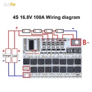 [12H] 100A BMS 3S/4S/5S 12V-21V Li-ion Protection Balance Board