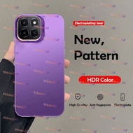 Vỏ cho Honor X6C X6 C X6C honorx6c Honor X6C 4G 5g đầy màu sắc sang trọng kim loại Aurora da Ốp mờ Ố