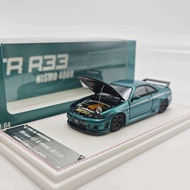 FH 1:64 GT-R R33เส้นขอบฟ้า Nismo 400R โมเดลรถโลหะผสมหล่อ