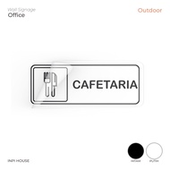 INPI HOUSE Signage Cafeteria - Dining Area Sign Board - Stickers