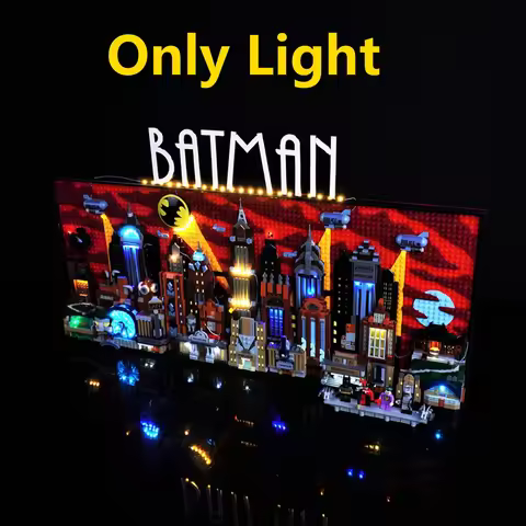 LED lighting kit for Lego 76271 the animated series Gotham City building block bricks (only light no