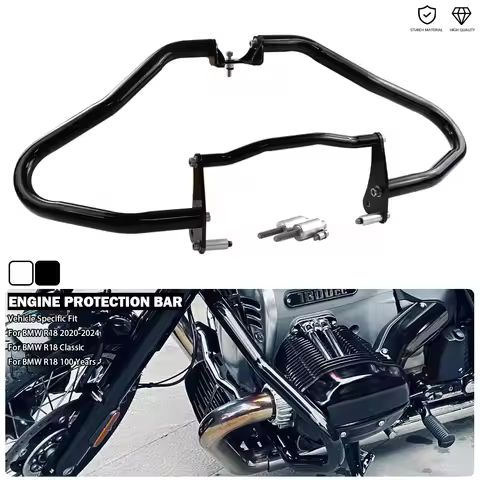 Motorcycle Engine Protection Bar Crash Protector Stainless Steel Bumper Fairing Guard For BMW R18 10