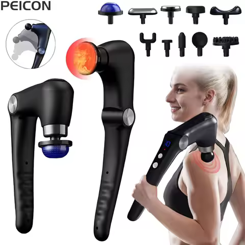 Fascia Massage Gun Shoulder Massage Machine Electric Muscle Massager Gun High Frequency Back Waist N