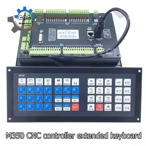 new DDCS EXPERT M350 3-axis 4-axis 5-axis CNC motion controller expansion keyboard M3K button panel