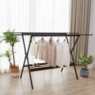 頂級鋁合金雙桿伸縮X型曬衣架-2.5M(全新升級)