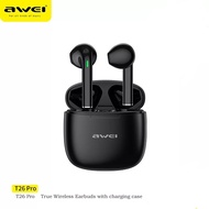 Awei T26 Pro TWS Earphone Wireless Bluetooth 5.3 Headphones Waterproof Headsets Earbuds with Mic