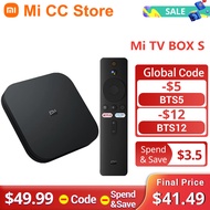 FVBGNHBVCS Global Version Xiaomi Mi TV Box S Android TV 9.0 Set 4K 3840x2160 Ultra HD 2GB 8GB WiFi Smart Mi Box 4 Media Player