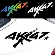 AK47 Gun Personalised Creative AK-47 Car Sticker Auto Body Bumper Window Motorcycle Laptop Wall Viny