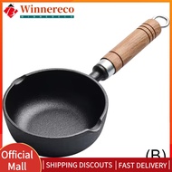 【winnereco】13cm Cast Iron Household Frying Pan Nonstick Mini Sauce Pan Milk Pan Hot Oil Pan Gas Stov