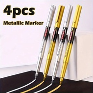 Permanent Marker Metallic Chrome Gold Silver 1.5mm CONTENTS 4 PCS - GN550