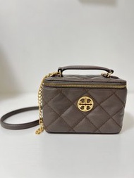 Tory Burch Willa Mini Vanity Bag 灰色盒子手袋